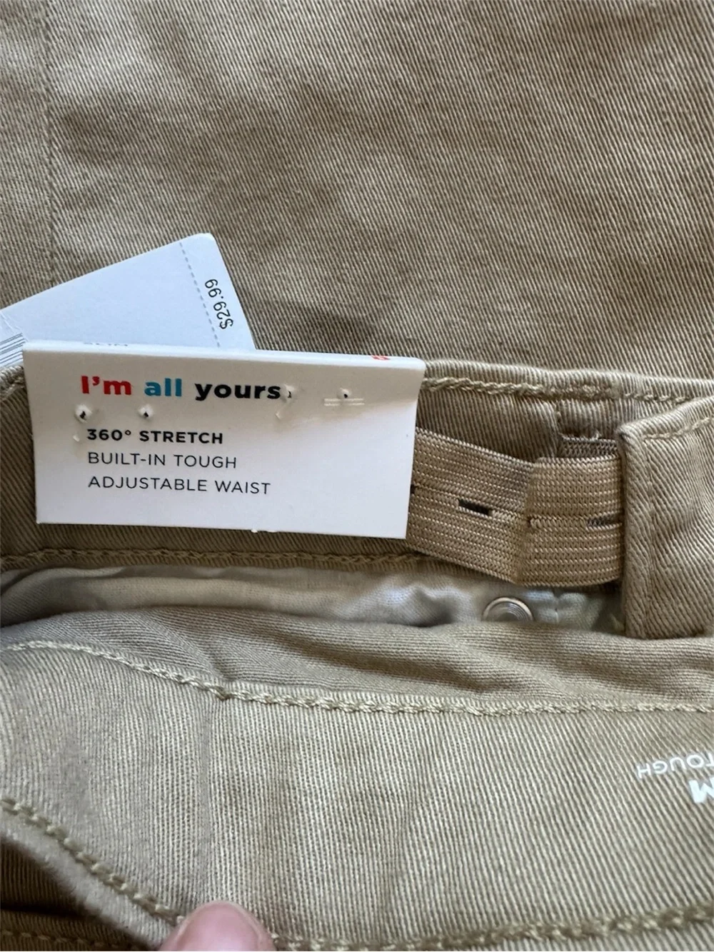 Old Navy Boys' Slim-Fit 360 Stretch Five-Pocket Pants Khaki School Casual Size 8